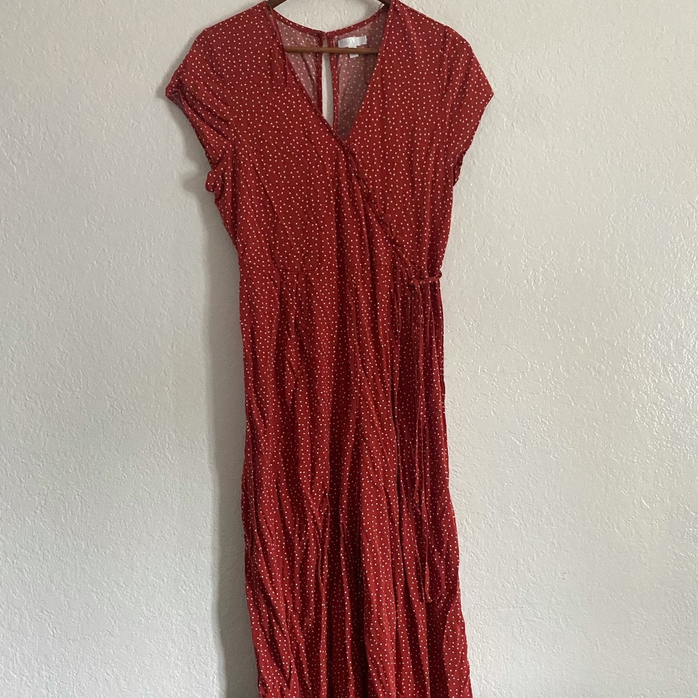 Red Polka Dot Jumpsuit